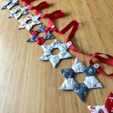 EPP Star Bunting Kit in Christmas Scandi