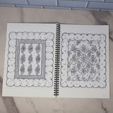 A stitch through time: a quilted colouring book