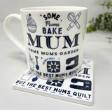 The Best Mums Quilt Mug & Coaster