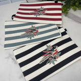 Broderie Perse zippy pouch