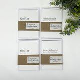 Pack of 4 Quilting-Themed Greeting Cards