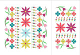 Decorative Floral Quilting Panel | Free motion quilting kit