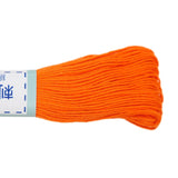 orange sashiko thread