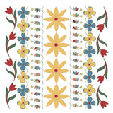 Pattern Box Decorative Floral Free Motion Quilting Kit in Heritage Yellow