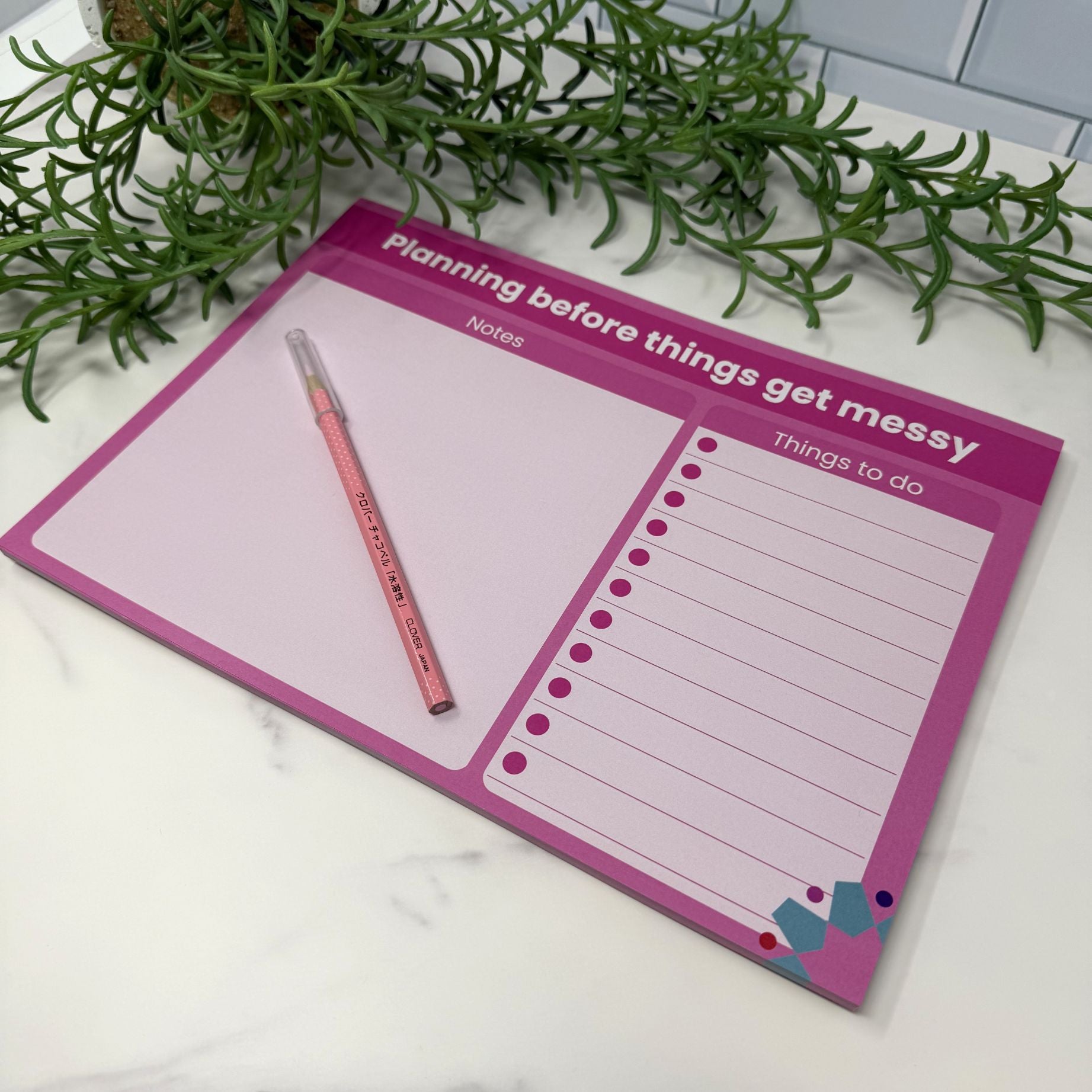 A4 Tear-Off Desk Planner Pads | Funny “Days Don’t Go to Plan” Planners