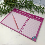 A4 Tear-Off Desk Planner Pads | Funny “Days Don’t Go to Plan” Planners