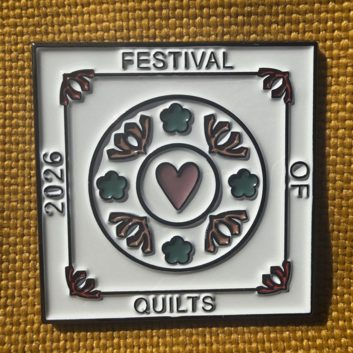Official Festival of Quilts 2026 Badge | Limited Edition Collectible