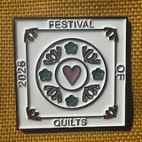 Official Festival of Quilts 2026 Badge | Limited Edition Collectible
