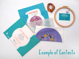 Cherry Blossom Handmade Embroidery Hoop Kit