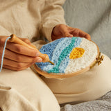 Ocean Meditation –  Mindful Making – Punch Needle Kit