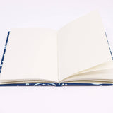 A5 Cotton Bound Notebook - Indigo Fish