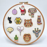 Mandala Elephant Needle Minder
