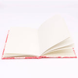 A5 Cotton Bound Notebook - Floral pink