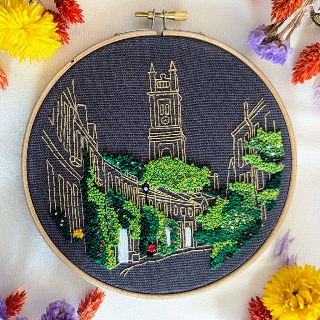 Circus Lane Embroidery Kit