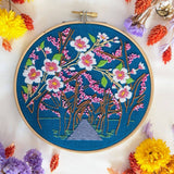 Cherry Blossom Embroidery Kit
