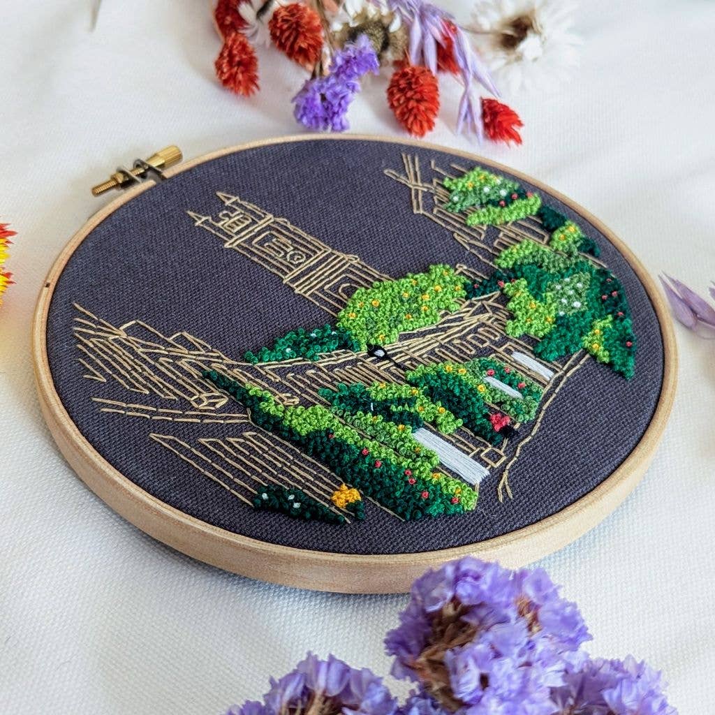 Circus Lane Embroidery Kit