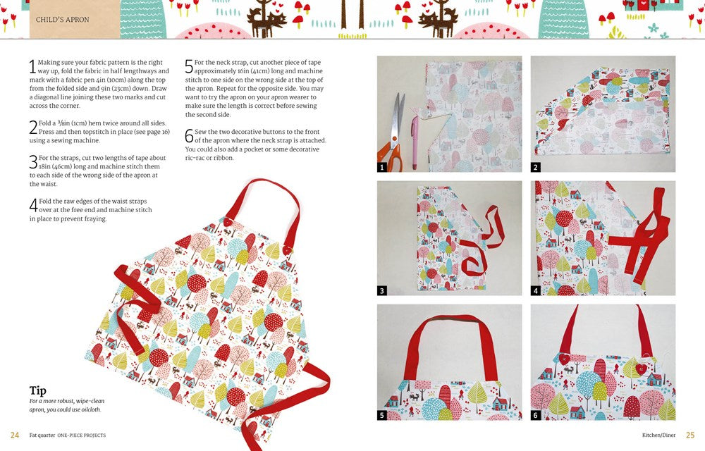 Fat Quarter: One Piece Projects