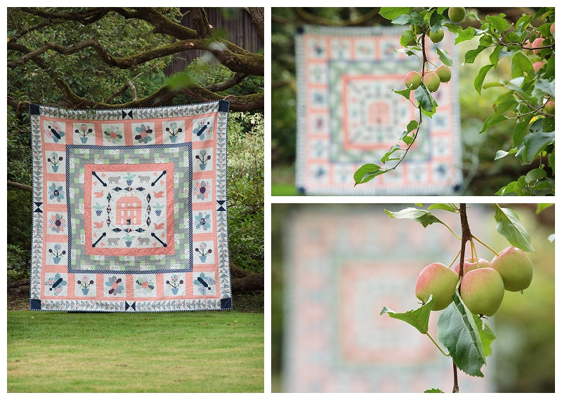 Red Manor House Quilt Pattern