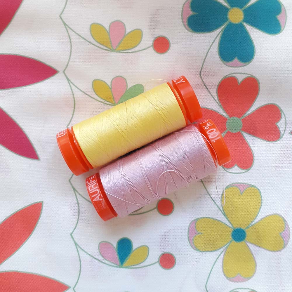 Decorative Floral Free Motion Quilting Kit - Folk Art