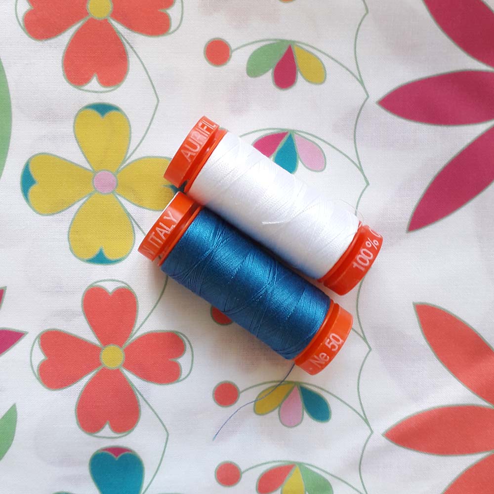 Decorative Floral Free Motion Quilting Kit - Folk Art