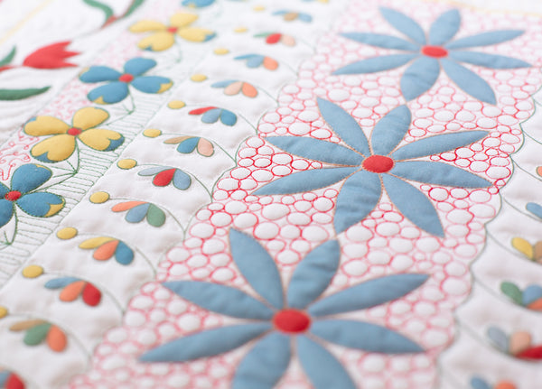 Pattern Box - Decorative Floral Quilting Panel
