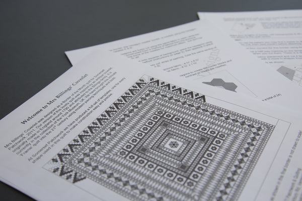Mrs Billings Coverlet Pattern Kit