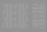 Decorative Floral Quilting Panel | Free motion quilting kit