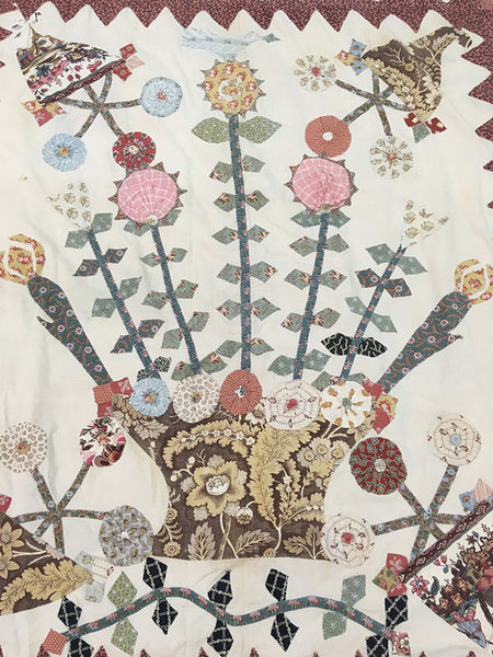 Pattern Box - Basket of Blooms Applique Cushion Pattern