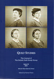 Quilt Studies Journal Issue 22
