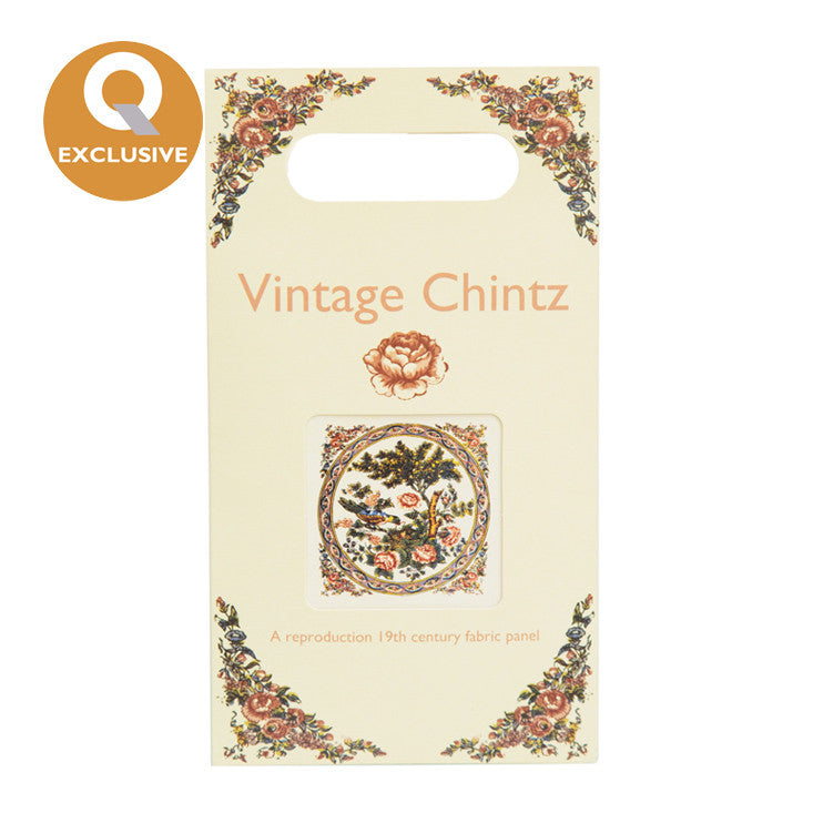 Vintage Chintz Fabric Panel