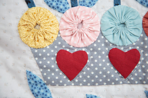 Pattern Box - Basket of Blooms Applique Cushion Pattern