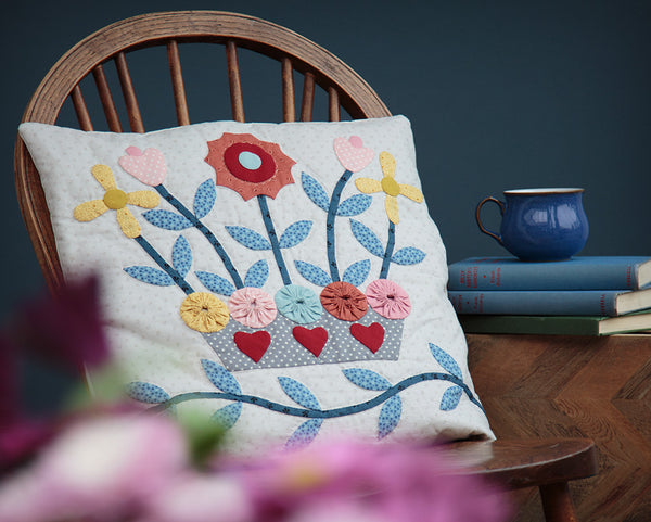 Pattern Box - Basket of Blooms Applique Cushion Pattern