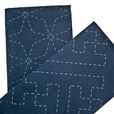 Sashiko Pre-printed Indigo Cotton Square *Various Patterns*