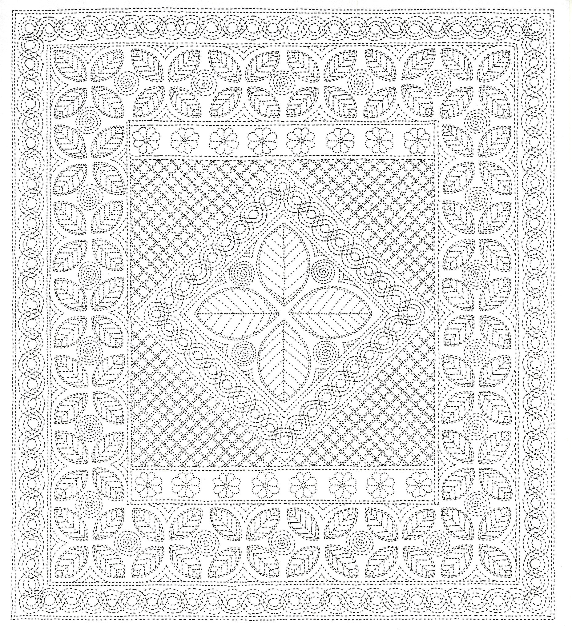 Celtic Fringe - A beginners guide to wholecloth quilting